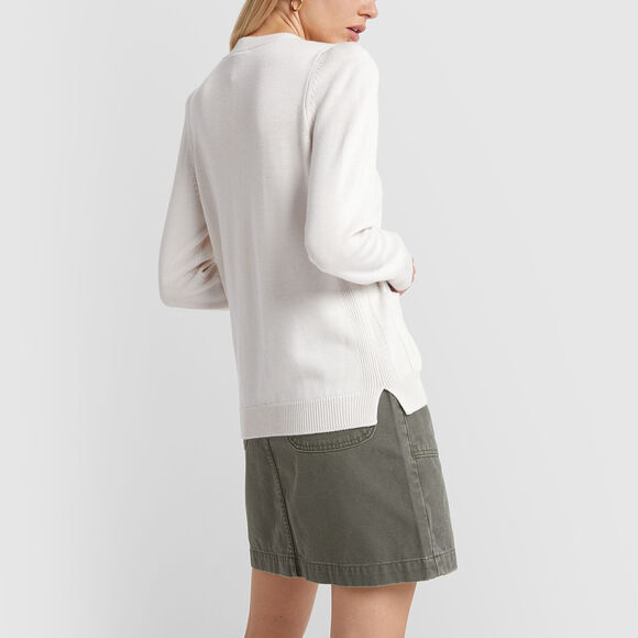 G. Label Lightweight Erica Cardigan - XS - White - Picture 3 of 6